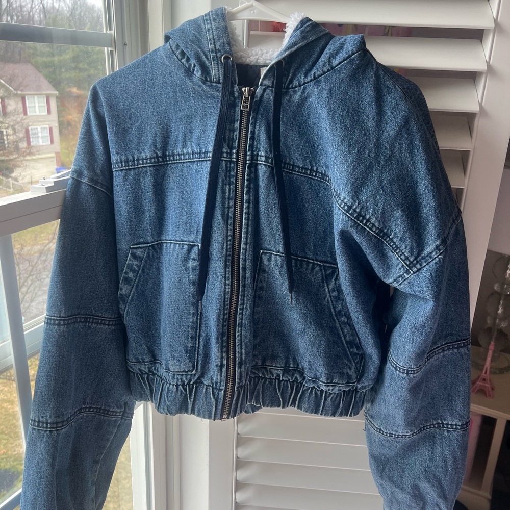 Aeropostale Denim Bomber Jacket